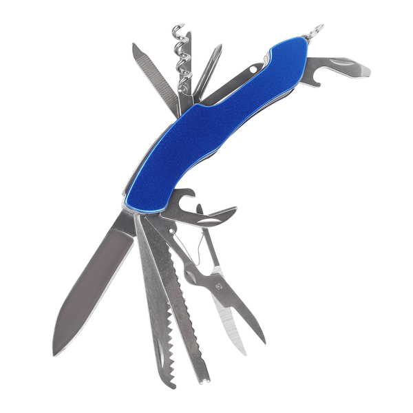 MAINZ pocket knife 12 functions,  blue