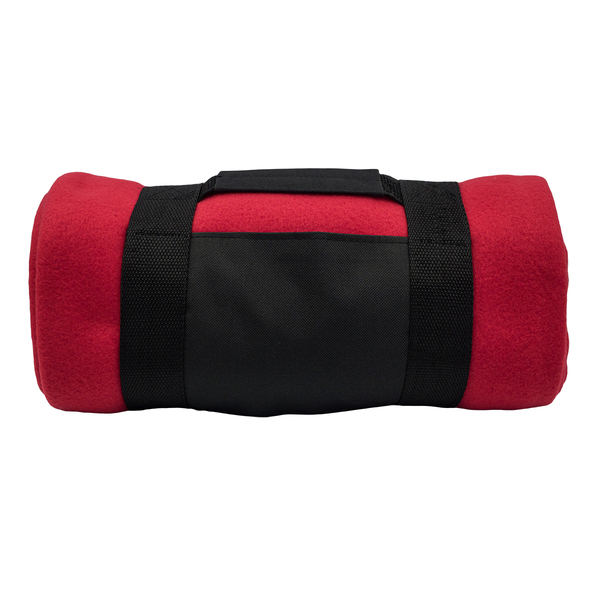 GIT fleece blanket, red