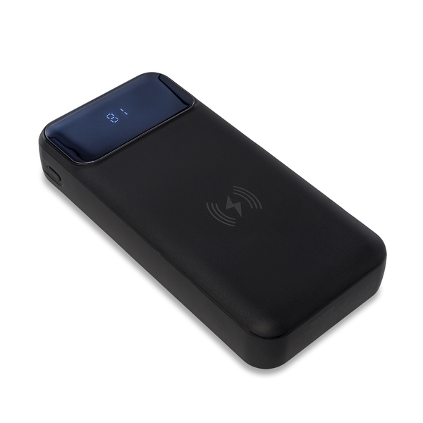 SUPREMI power bank 20000 mAh with wireless charger, black