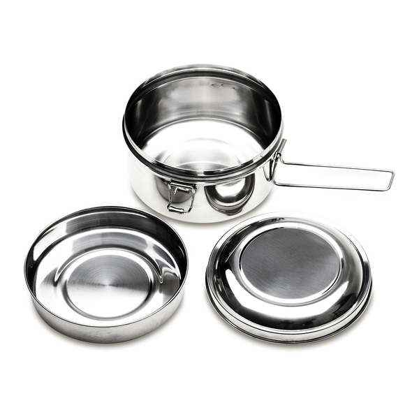 SKARDU camping set, silver