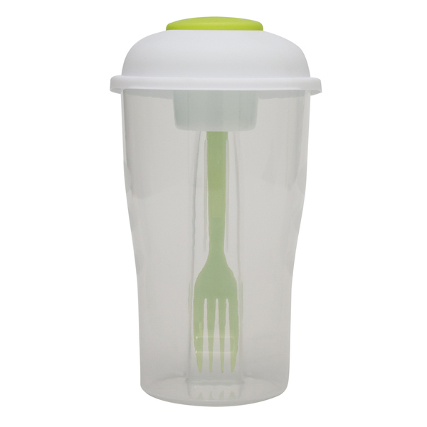 FOODIES salad bowl with fork,  green