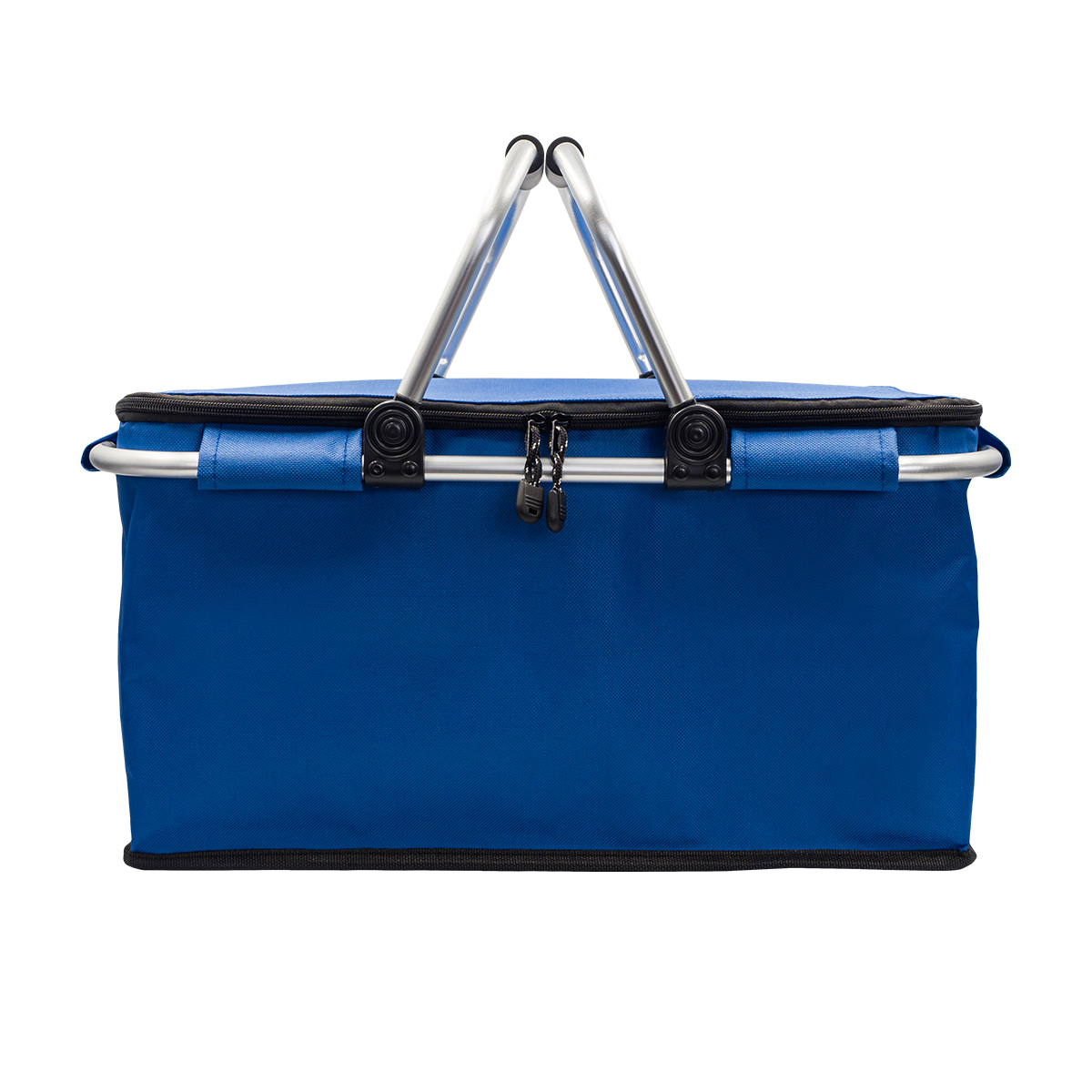 HURON insulated picnic basket, blue