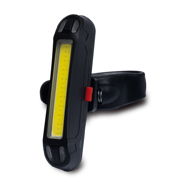 UTRECHT USB rechargeable bicycle flashlight, black
