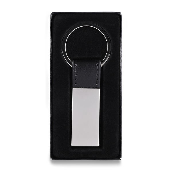 SMART key ring,  silver/black