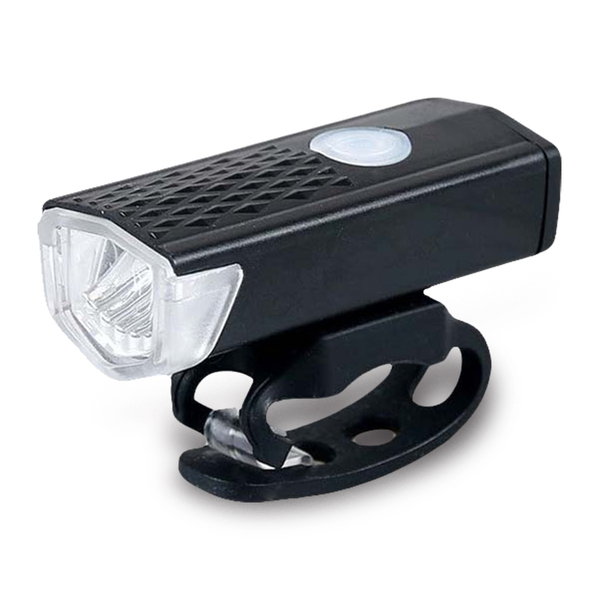 REBIKE USB rechargeable bicycle flashlight, black