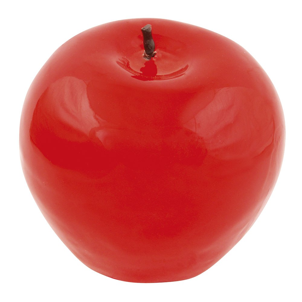 CANDLE RED APPLE SHINY