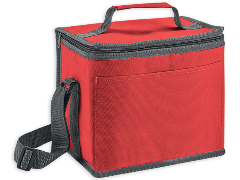 MELEK polyester thermobag, 600D, Red