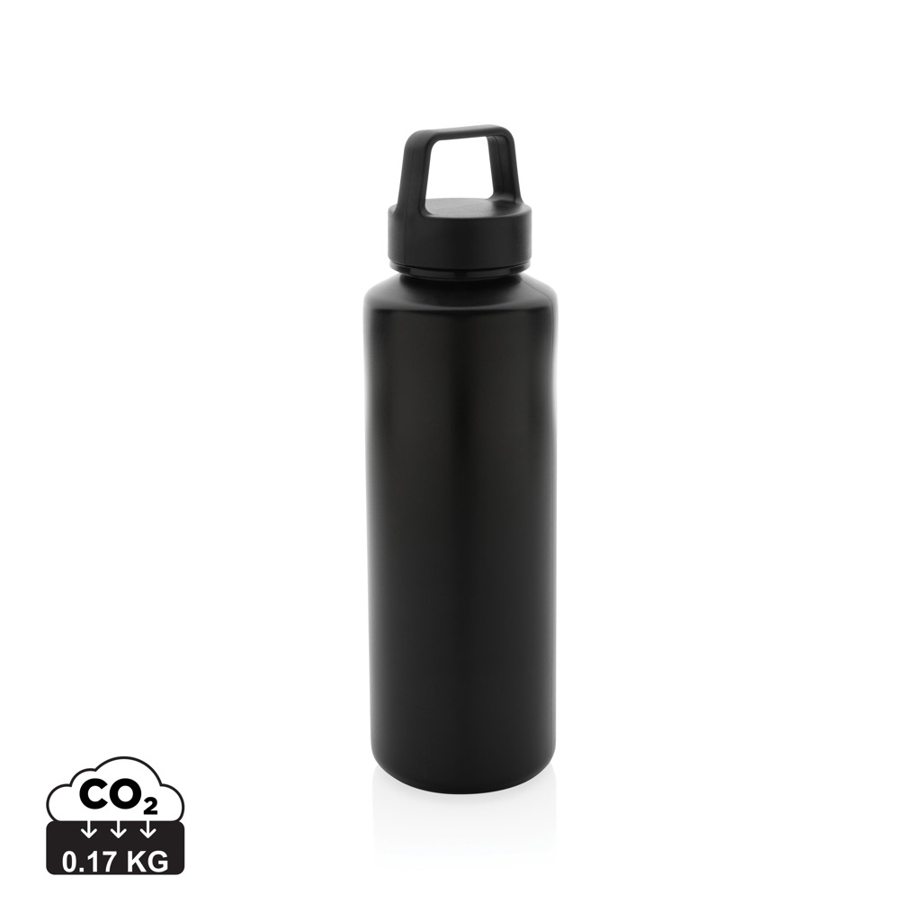 RCS certified recycled PP water bottle with handle