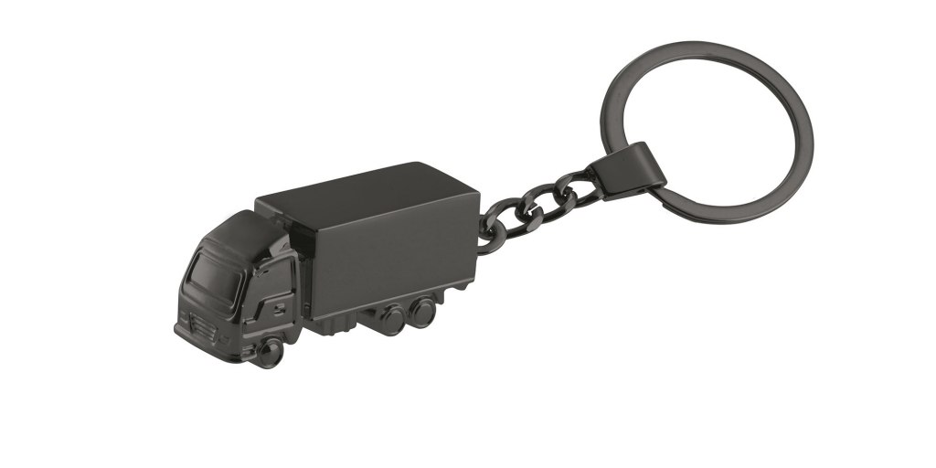 BURNISHED TRUCK KEYCHAIN