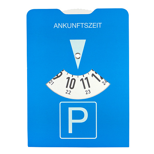 Cardboard parking disk 