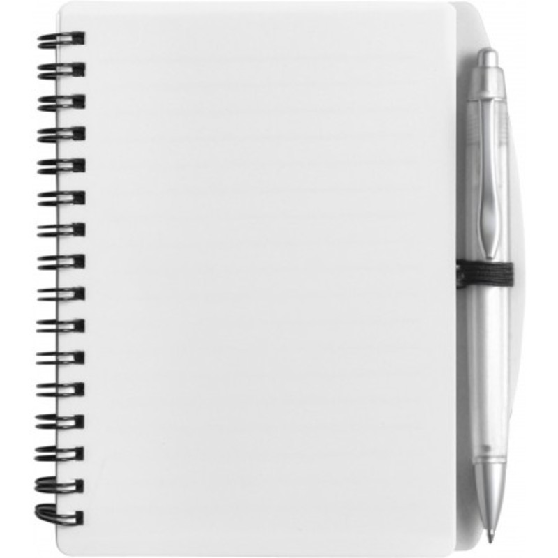 A6 Wire bound notebook and ballpen
