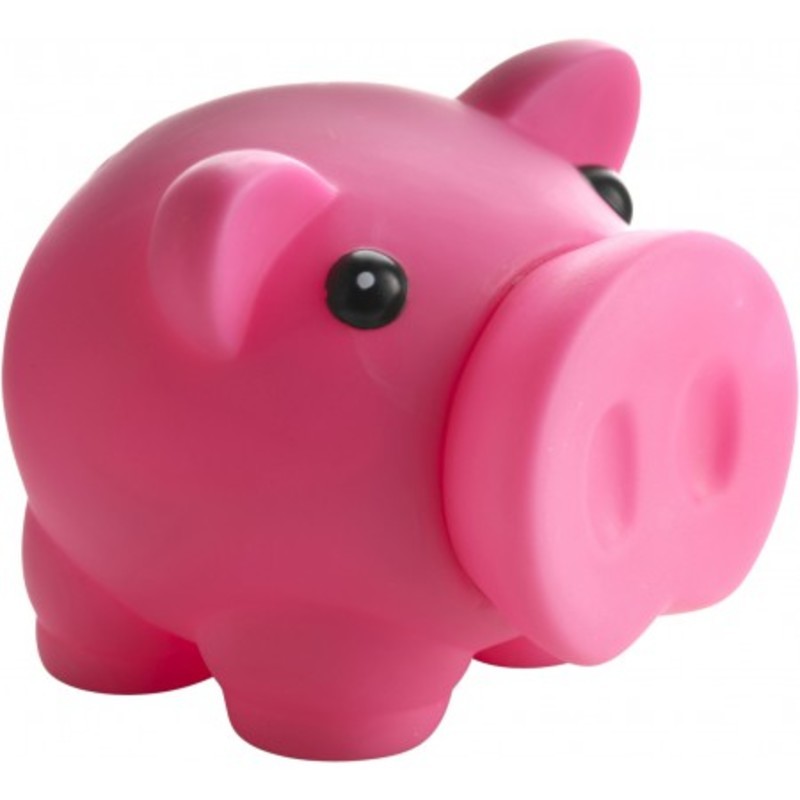Plastic piggy bank