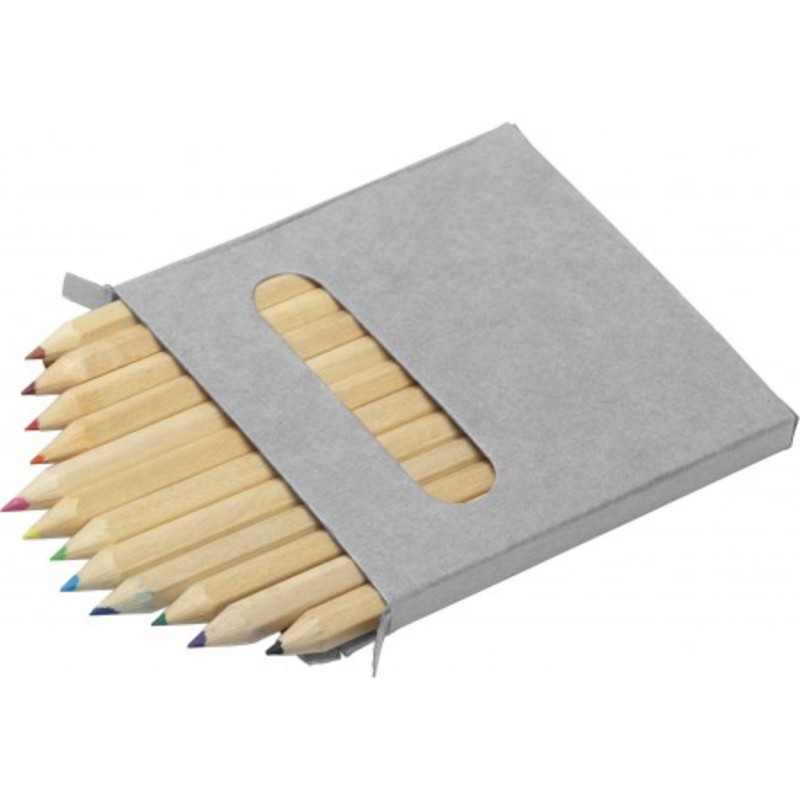 Twelve colour pencil set