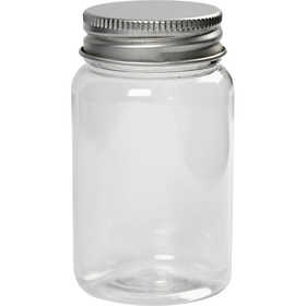 Plastic Jar with Screw-on Lid
