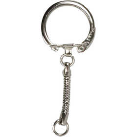 Keyring with chain
