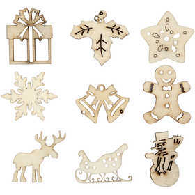 Wooden decorations