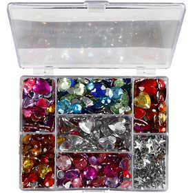 Rhinestones in Display Box