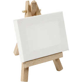 Mini Easel with canvas