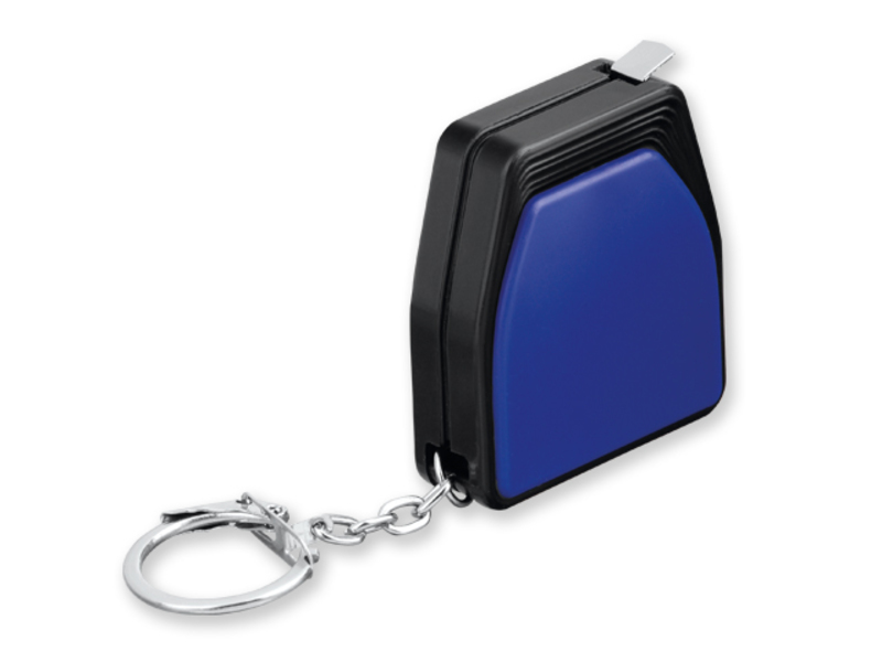 KEYTER keychain-tape measure, 1 m, Blue