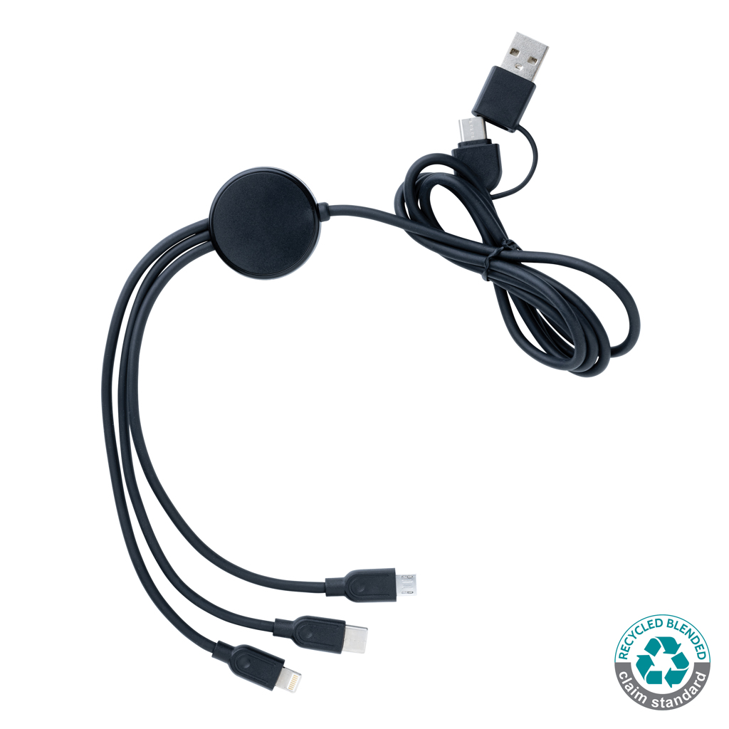 RCS recycled TPE and recycled plastic 6-in-1 cable