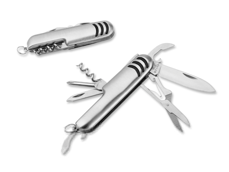 ALBERT pocket knife BEAVER, Satin silver