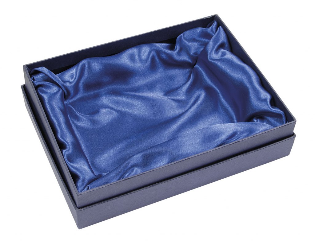 BLUE BOX SATIN BLUE 270X220X45 MM