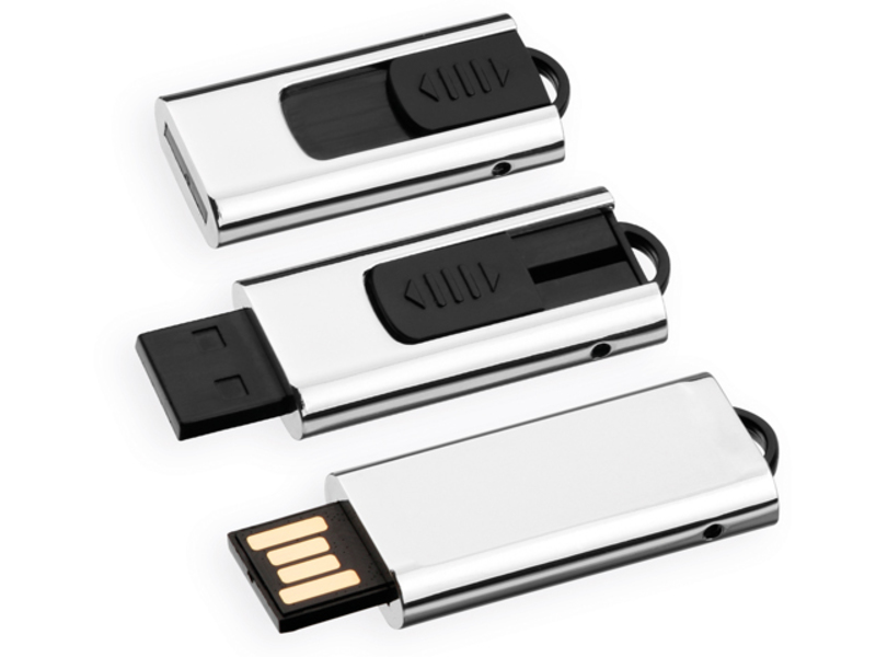 USB FLASH 43 metal USB FLASH 4 GB, 2.0, Silver