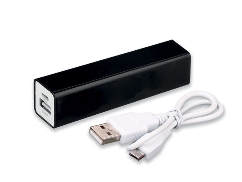 TESLA power bank with 2 200 mAh capacity, Black