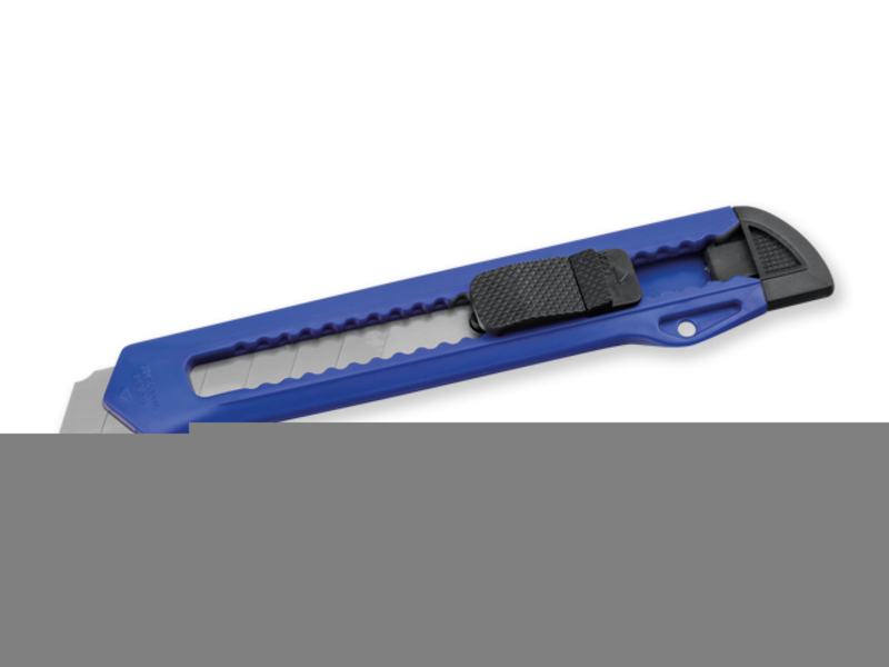 RIPPER plastic retractable utility knife, Blue