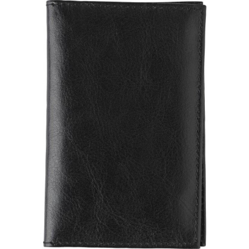Split leather RFID (anti skimming) credit card wall