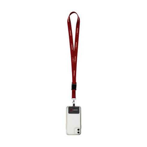 Lanyard Sublimatie Buckle RPET 2 cm with Patch keycord