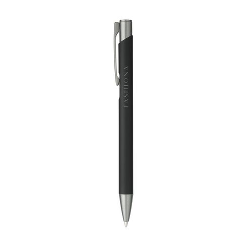 Ebony Soft RCS Recycled Alu SoftTouch Pen