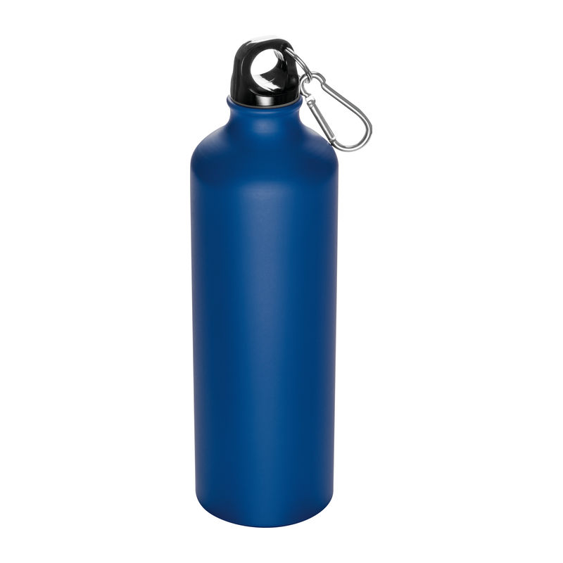Metal Drinking Bottle with Carabiner Brno 800 ml