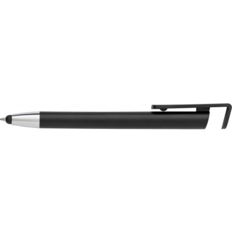 ABS ballpen with phone holder and rubber tip