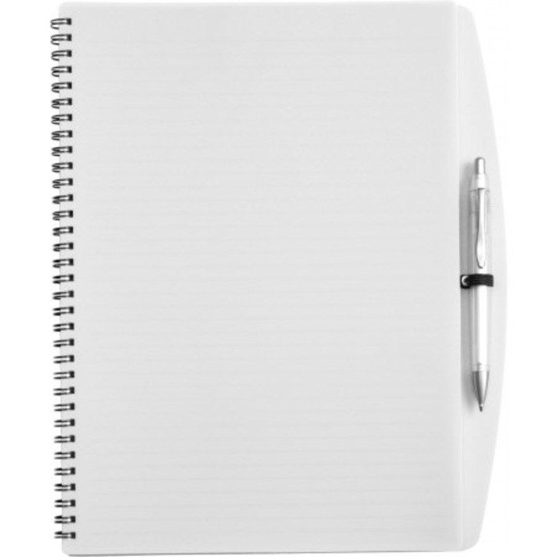 A4 Wire bound notebook and ballpen