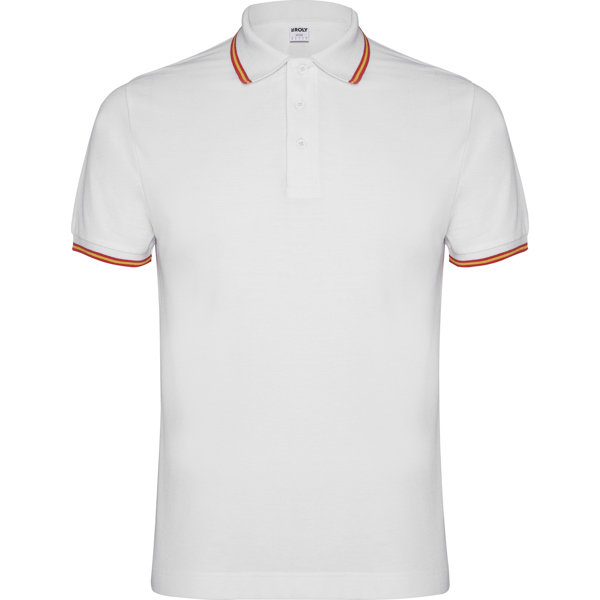 NATION POLO SHIRT S/3XL WHITE