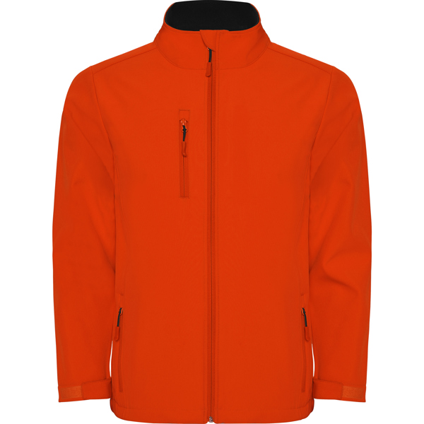NEBRASKA SOFTSHELL S/S FIRE ORANGE