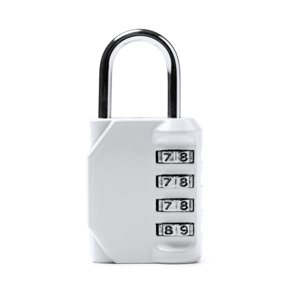 PADLOCK MILVIA WHITE