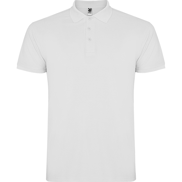STAR POLO SHIRT S/XS WHITE