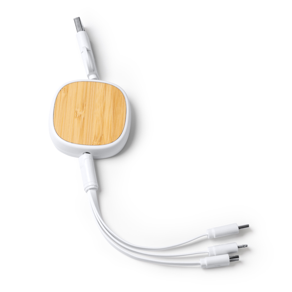 CHARGING CABLE LENS WHITE