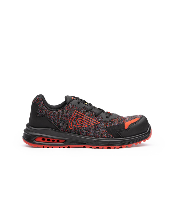 WORKWEAR SHOES RUBY S/35 BLACK/MELANGE RED/JOB RED