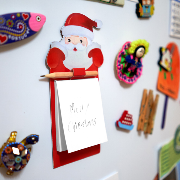 KLAUS CHRISTMAS MAGNET RED