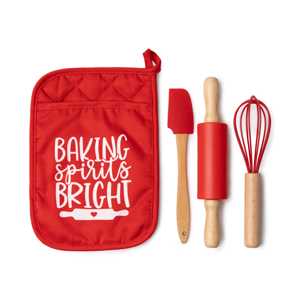 COOKING SET S/ONE SIZE RED