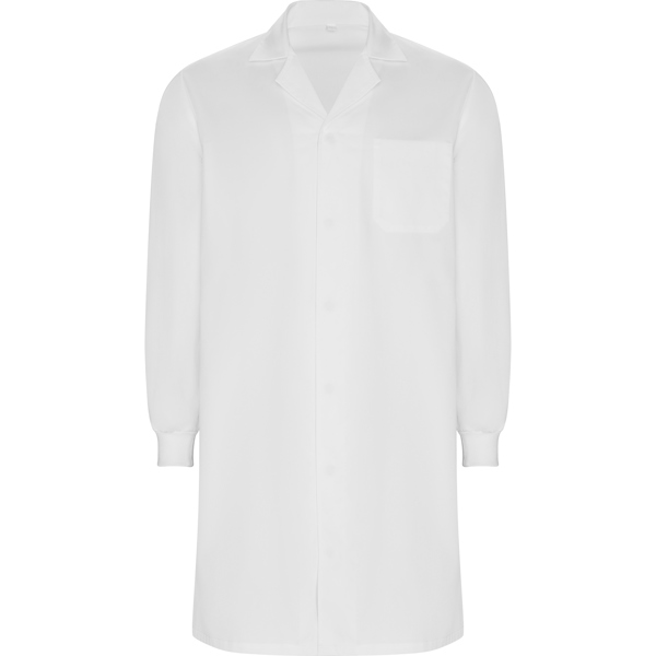 MEDERI CUFF <(>&<)> SNAPS LABCOAT S/XS WHITE