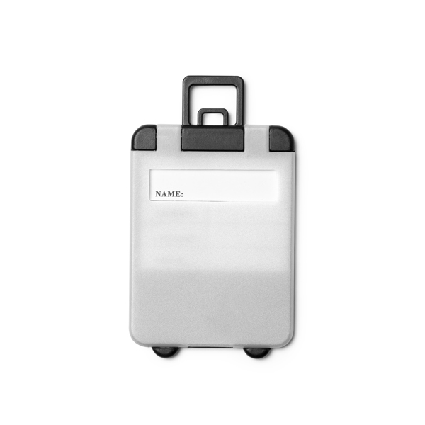 CHARTER LUGGAGE TAG WHITE