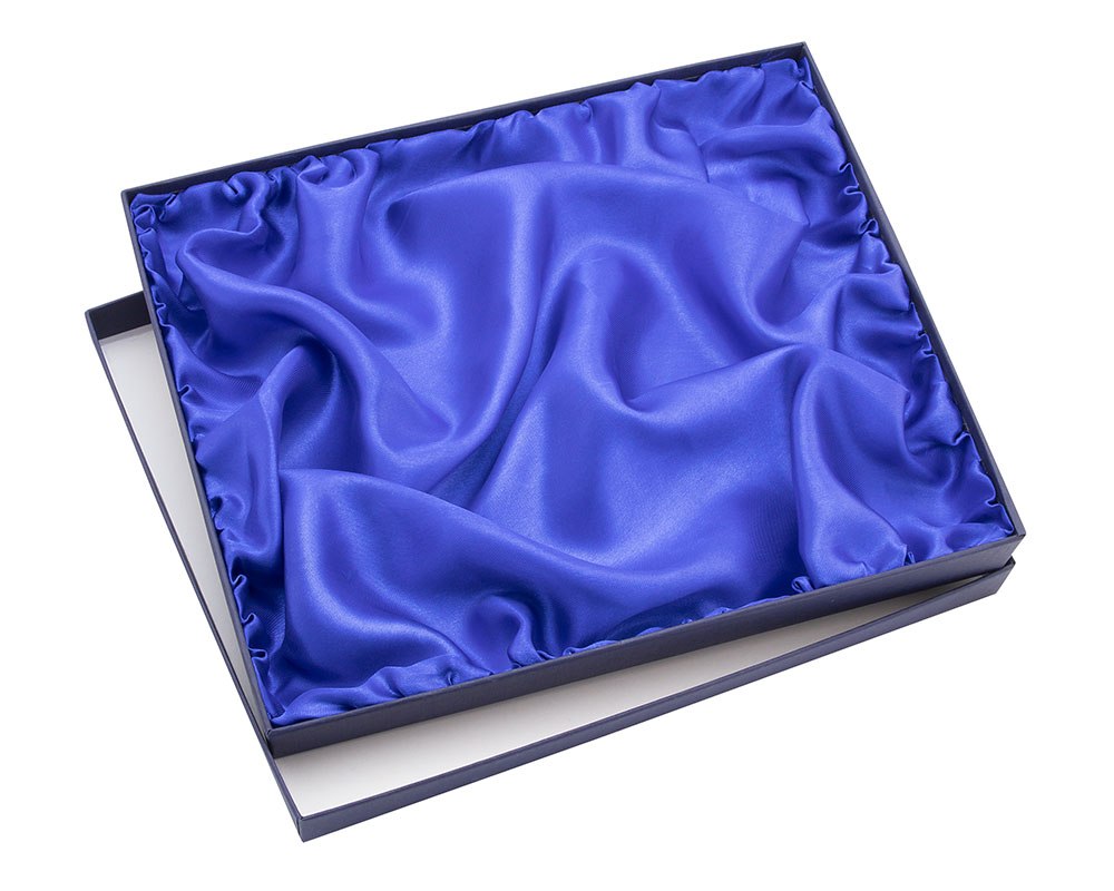 BLUE BOX 280X230X25 WITH SATIN X CREST