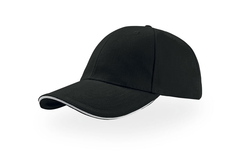 Liberty Sandwich cap, black with white sandwich