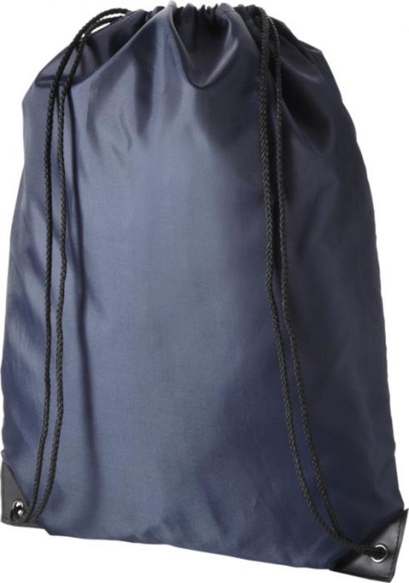 Premium drawstring backpack, navy