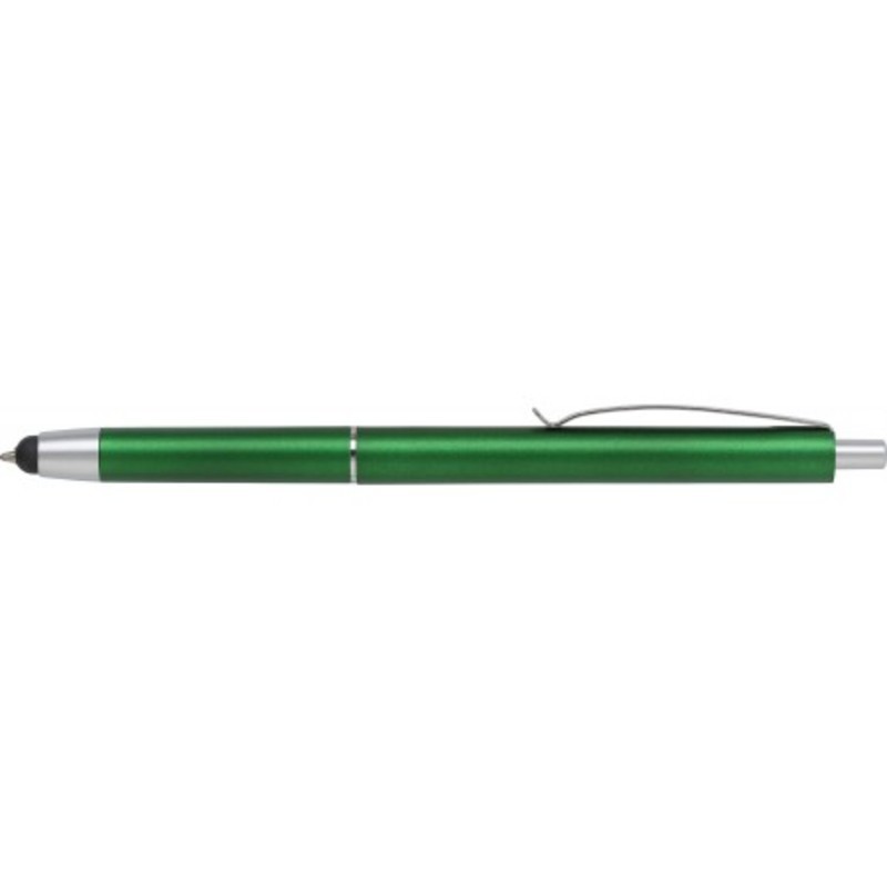 Plastic ballpen with rubber tip