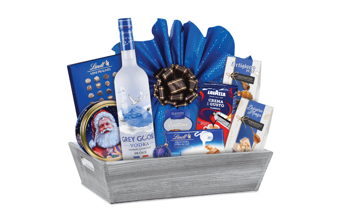 Cos Cadou Bleu Noel